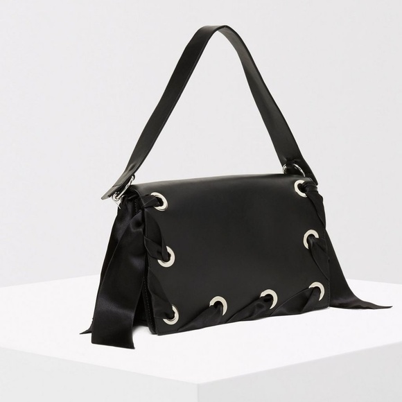 Topshop Handbags - 🛍SALE NEW Topshop Leather Grace Ribbon Hand Bag